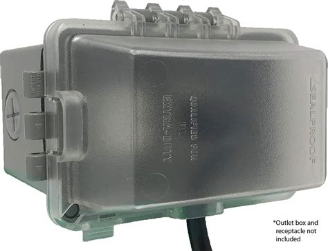 pvc junction box receptacle cover outdoor|Sealproof 1.